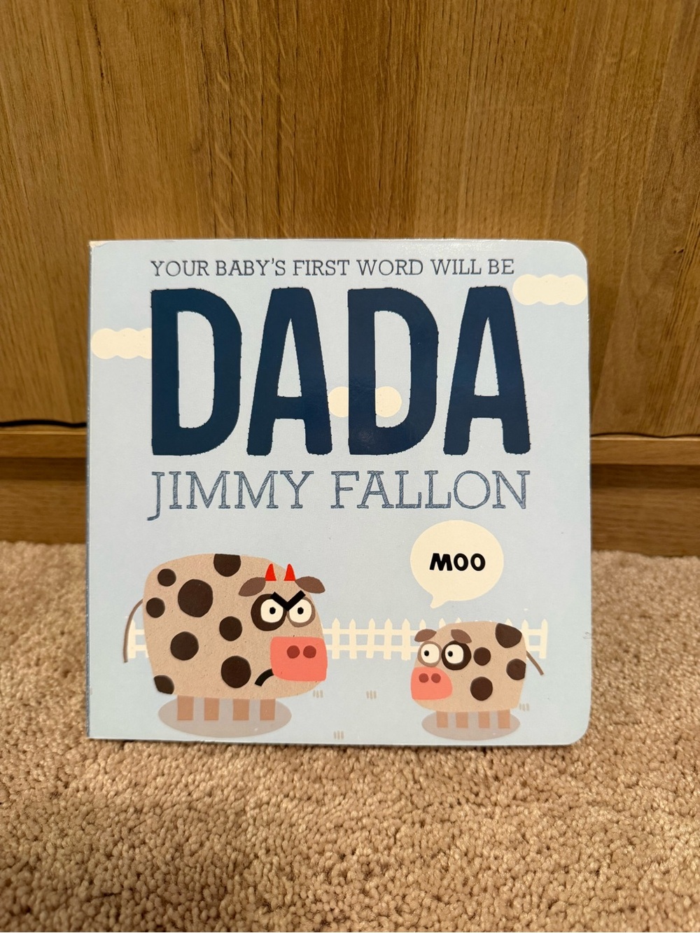 Your Baby’s First Word Will Be DADA Board Book by Jimmy Fallon - Light Blue